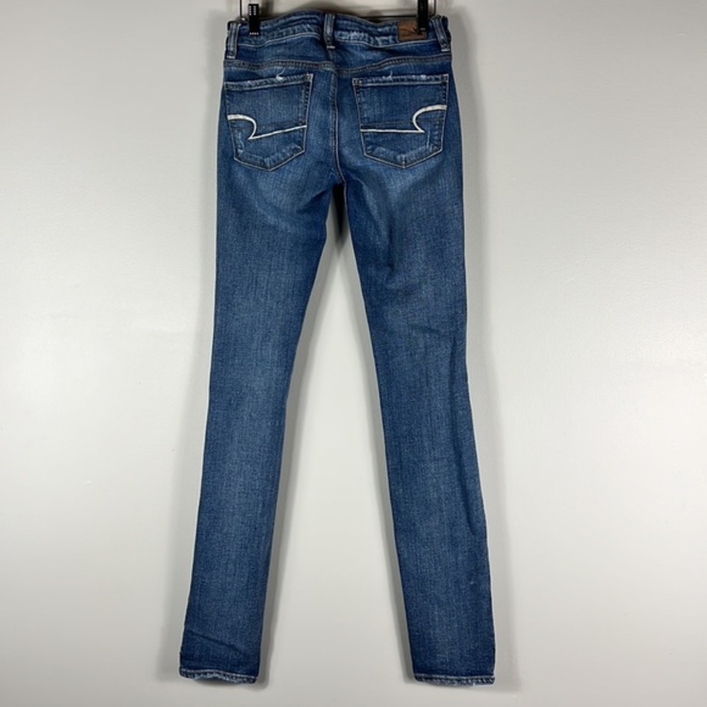 American Eagle Distressed Patchwork Tall Skinny J… - image 4